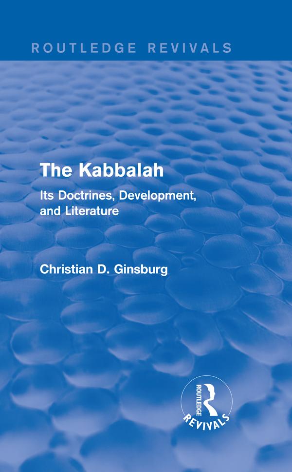 The Kabbalah (Routledge Revivals)
