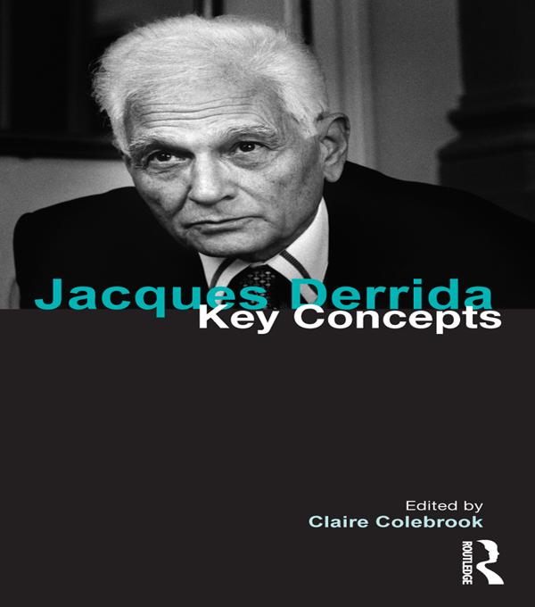 Jacques Derrida by Claire Colebrook