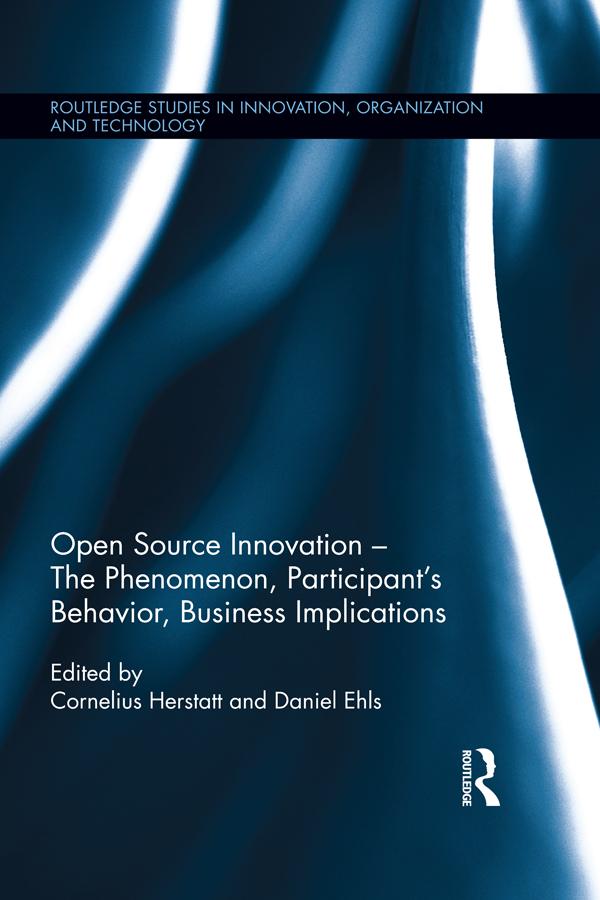 Open Source Innovation by Cornelius Herstatt, Daniel Ehls