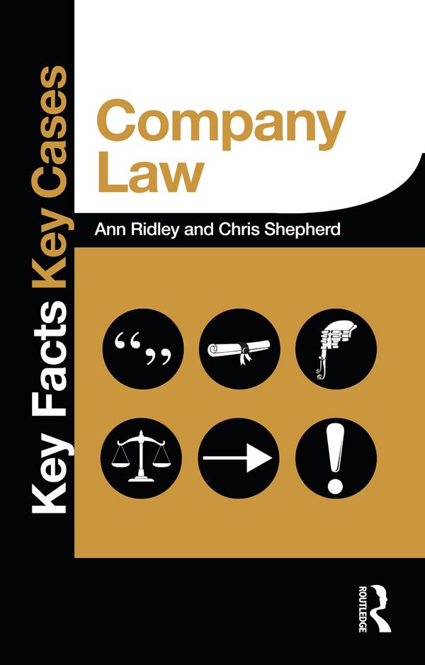 Company Law by Ann Ridley, Chris Shepherd