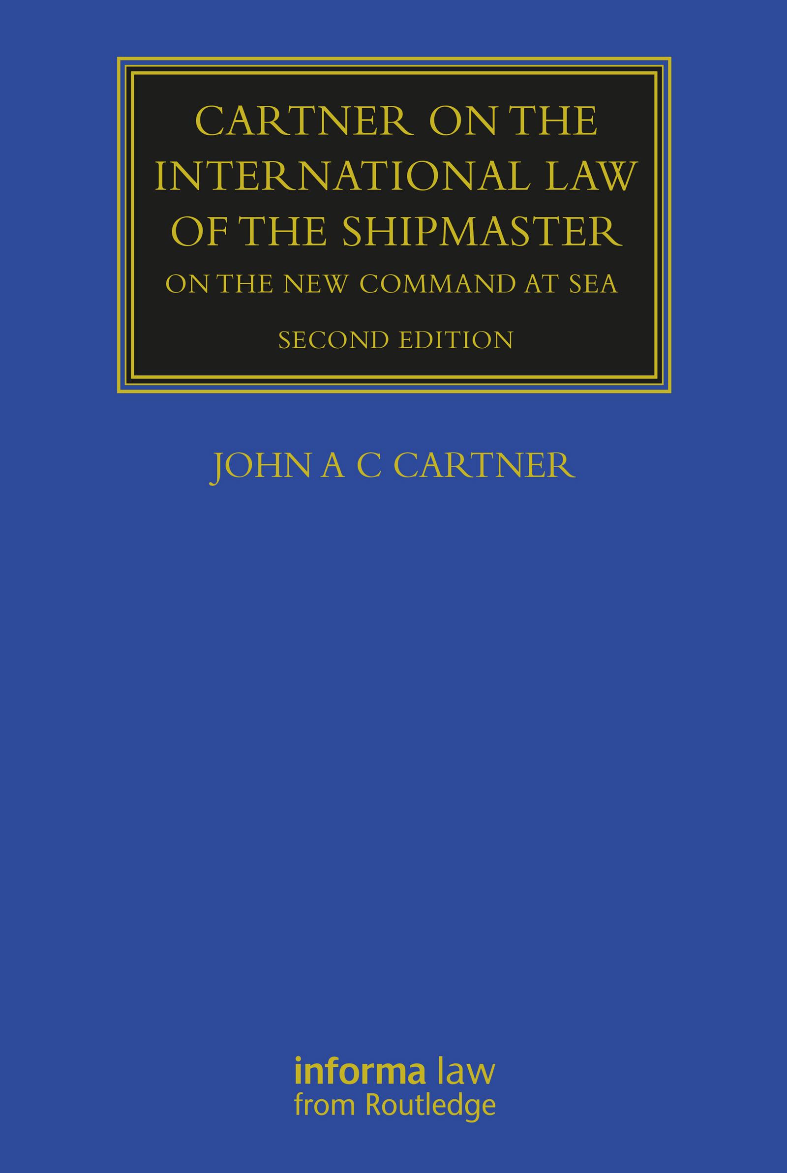 Cartner on the International Law of the Shipmaster