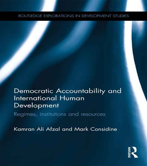 Democratic Accountability and International Human Development by Kamran Afzal, Mark Considine