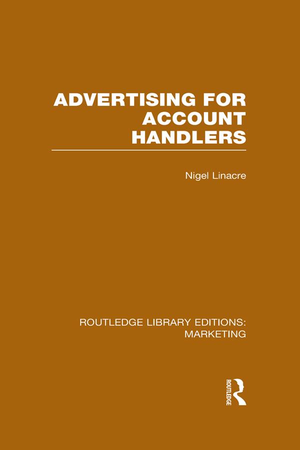 Advertising for Account Holders (RLE Marketing) by Nigel Linacre