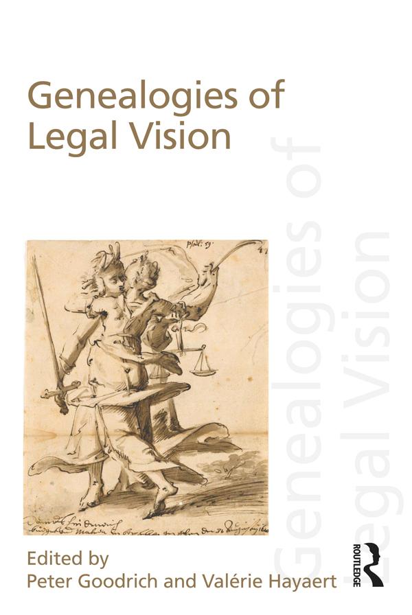 Genealogies of Legal Vision by Peter Goodrich, Valérie Hayaert