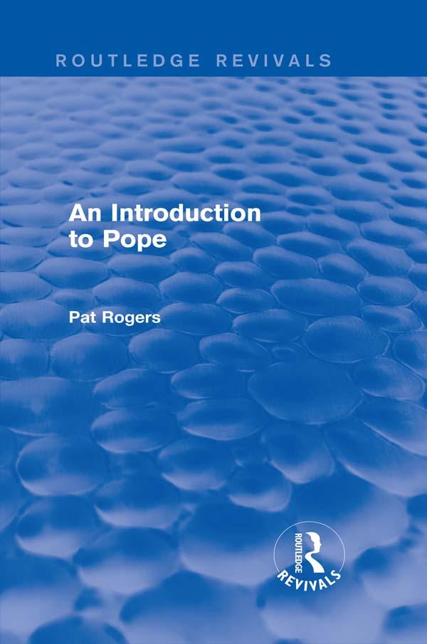 An Introduction to Pope (Routledge Revivals) by Pat Rogers