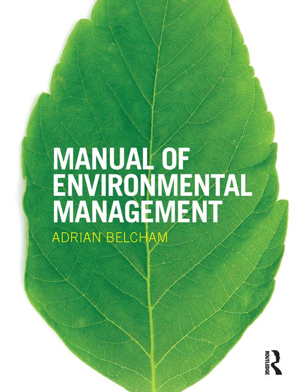 Manual of Environmental Management by Adrian Belcham