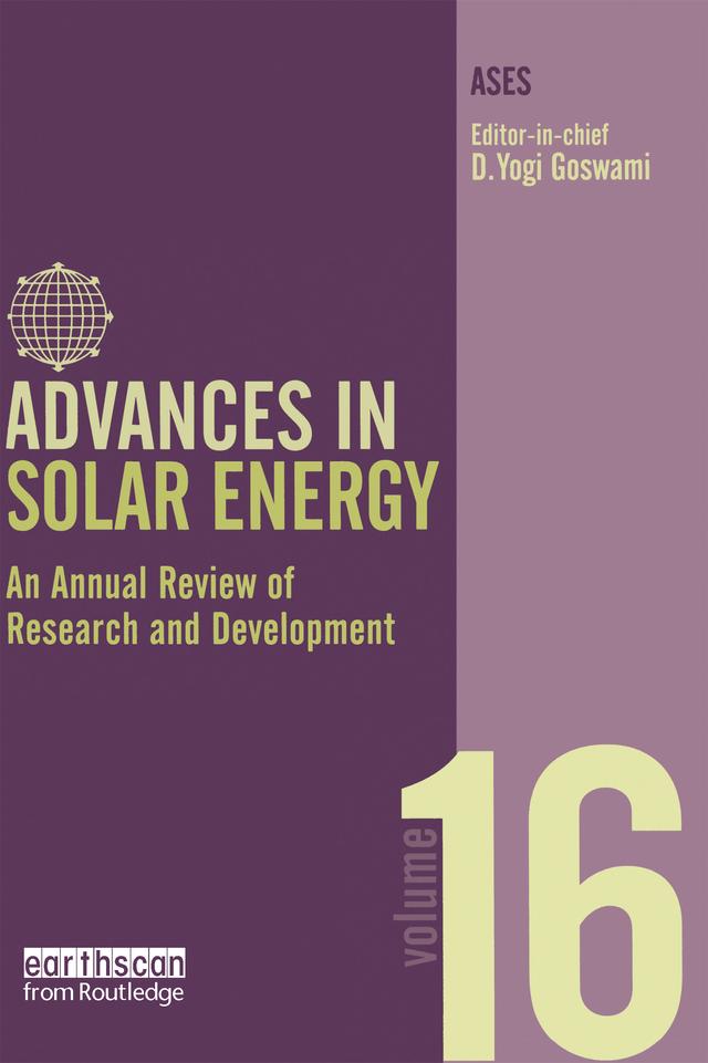 Advances in Solar Energy by Yogi Goswami