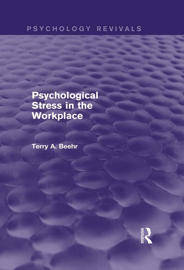 Psychological Stress in the Workplace