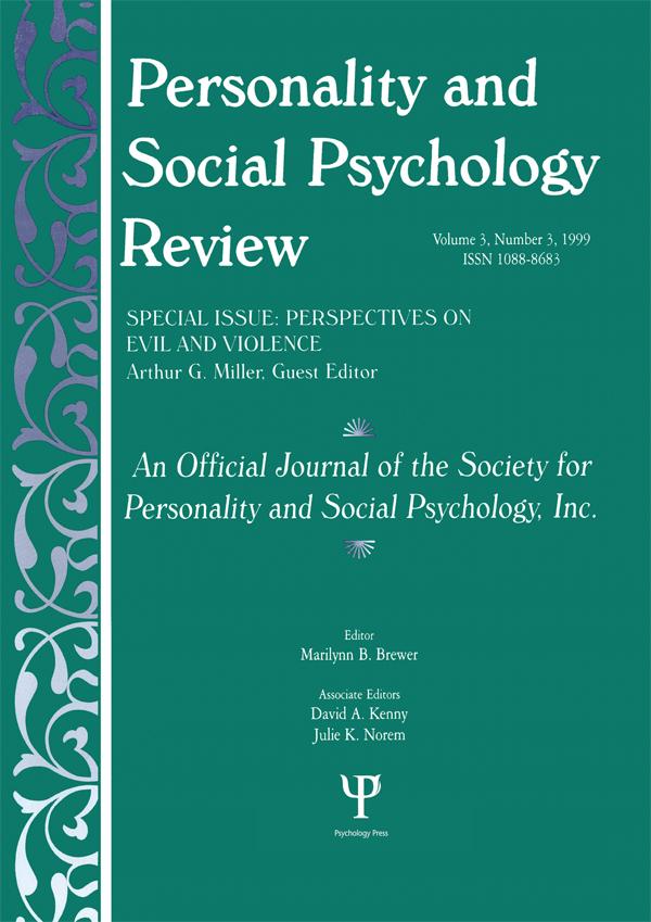 Perspectives on Evil and Violence by Arthur G. Miller