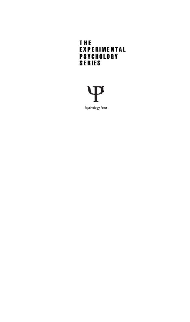 The Processing of Information and Structure by W. R. Garner