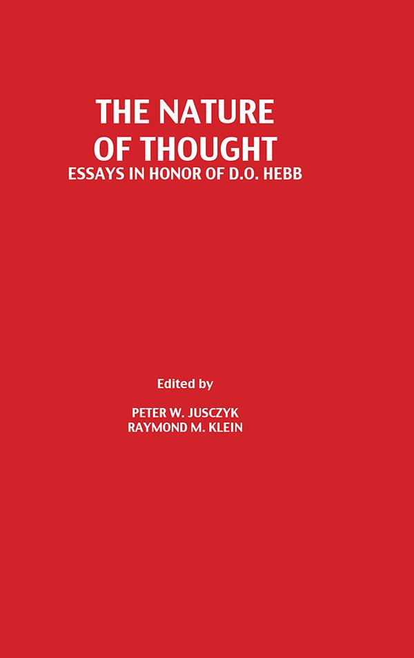 The Nature of Thought by P. W. Jusczyk, R. M. Klein