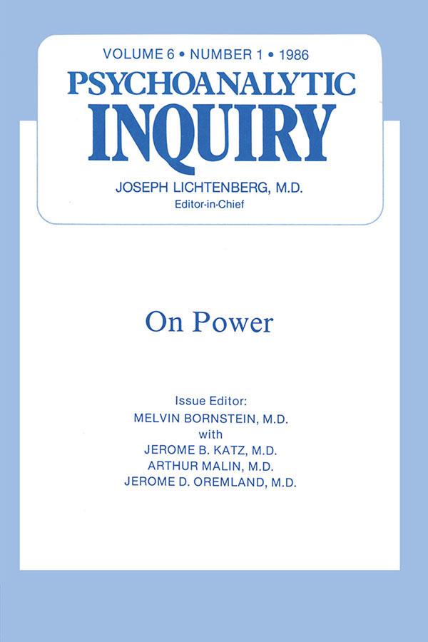 On Power by Melvin Bornstein