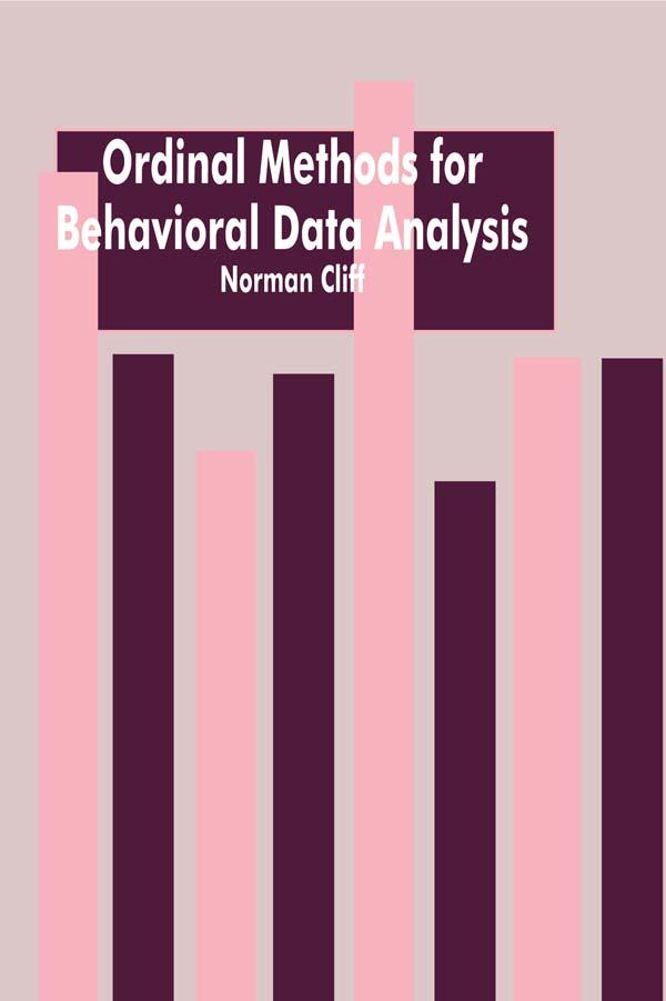 Ordinal Methods for Behavioral Data Analysis by Norman Cliff