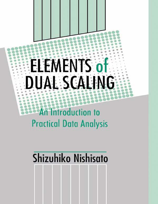 Elements of Dual Scaling by Shizuhiko Nishisato
