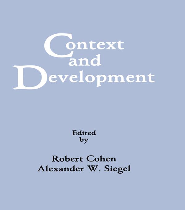 Context and Development by Alexander W. Siegel, Robert Cohen