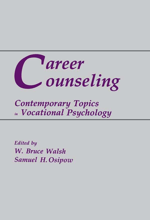 Career Counseling by Samuel H. Osipow, W. Bruce Walsh
