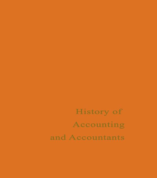 A History of Accounting and Accountants by Richard Brown