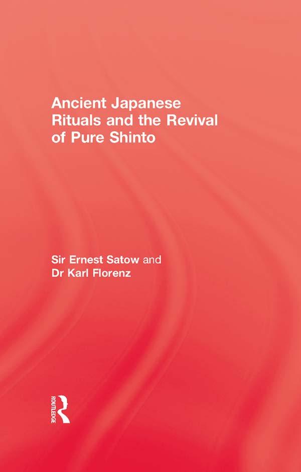 Ancient Japanese Rituals by Satow