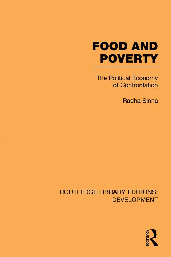 Food and Poverty by Radha Sinha
