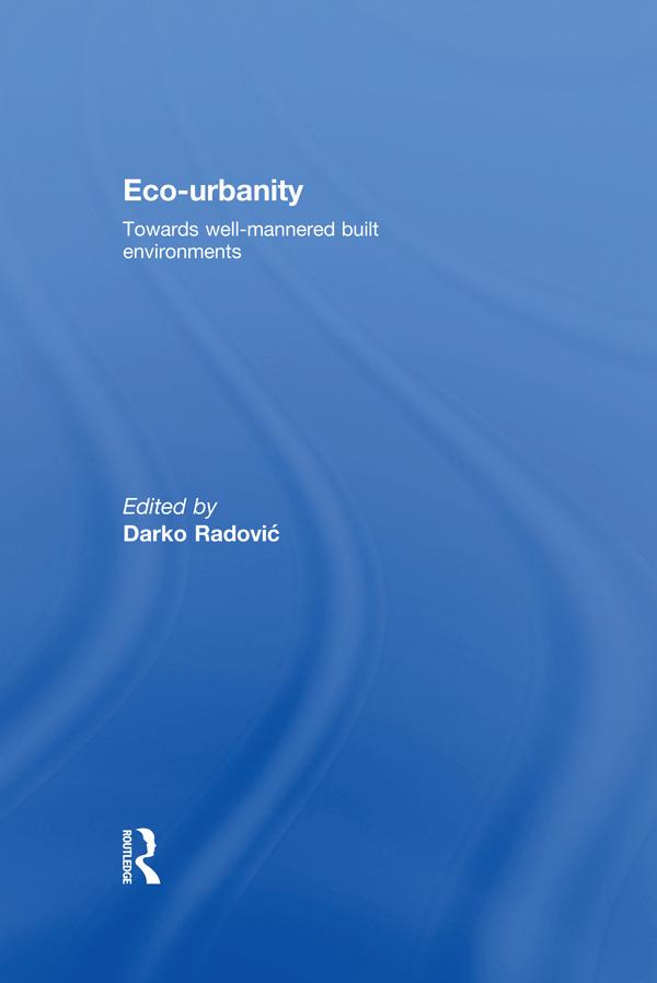 Eco-Urbanity by Darko Radovic