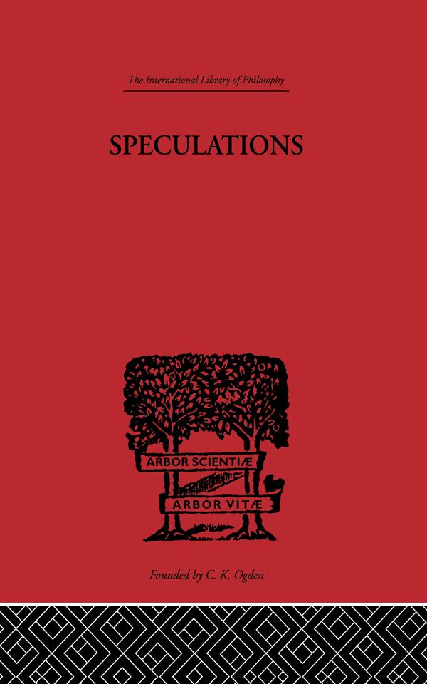Speculations by Herbert Read