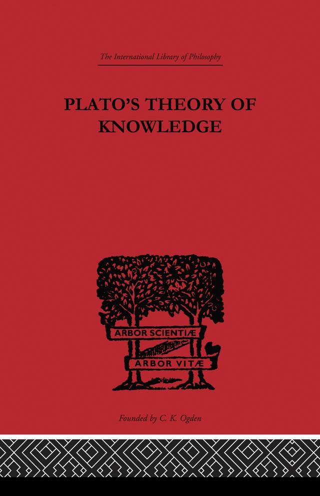 Plato's Theory of Knowledge by Francis MacDonald Cornford