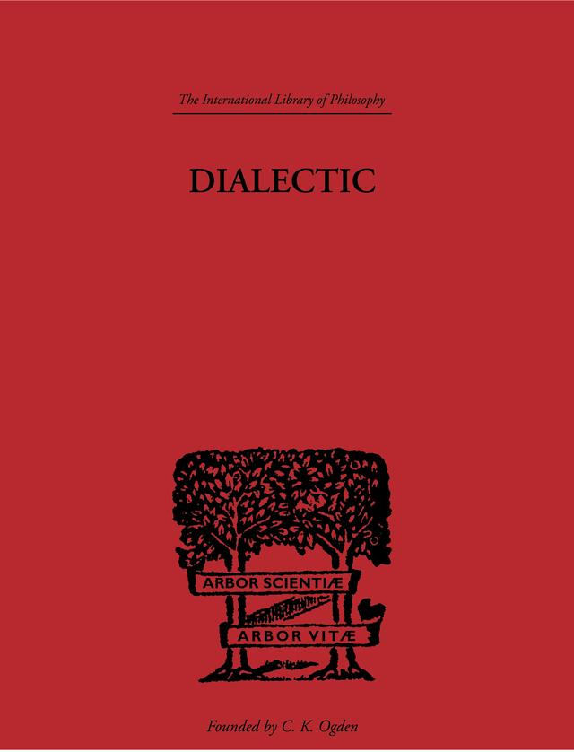 Dialectic by Mortimer J. Adler