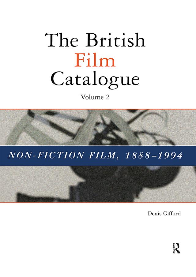 The British Film Catalogue by Denis Gifford