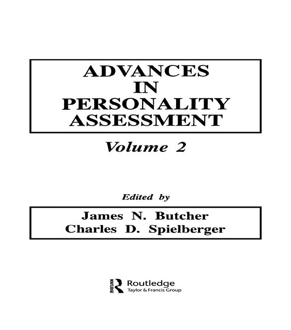 Advances in Personality Assessment