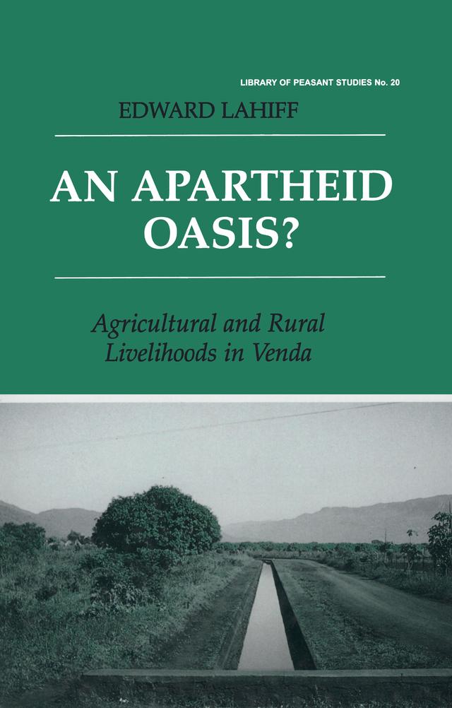 An Apartheid Oasis? by Edward Lahiff