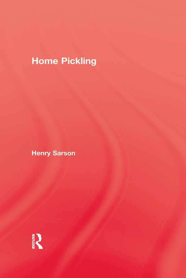 Home Pickling by Henry Sarson