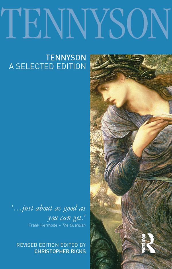 Tennyson by Christopher Ricks