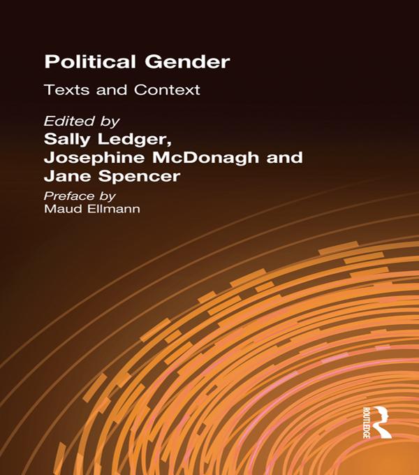 Political Gender by Jane Spencer, Josephine McDonagh, Sally Ledger