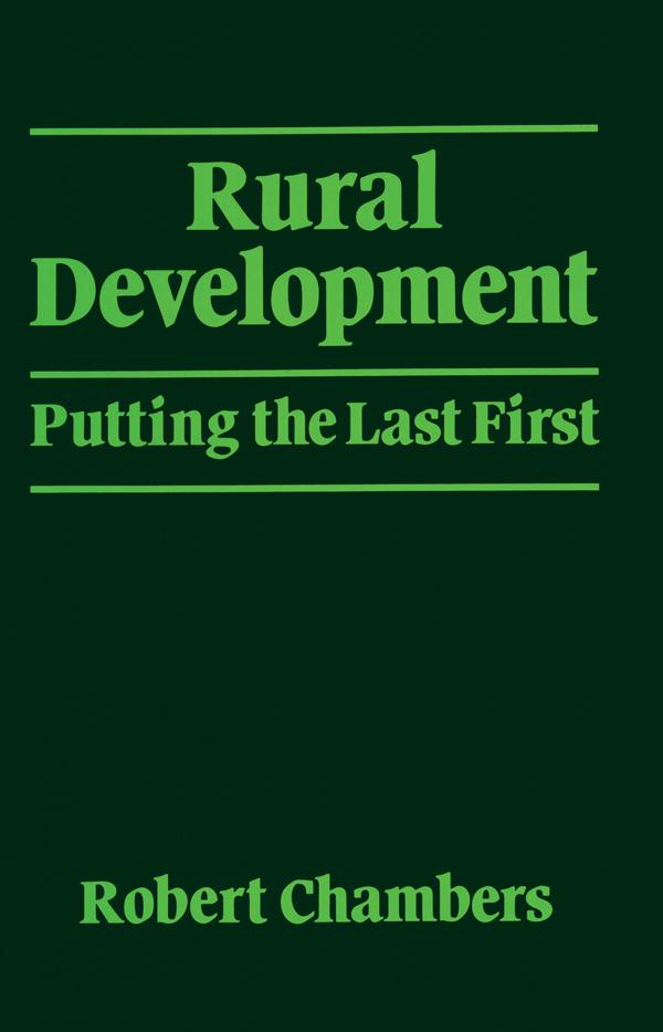 Rural Development by Robert Chambers