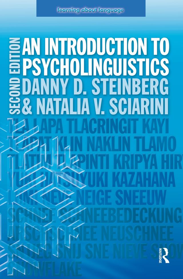 An Introduction to Psycholinguistics by Danny Steinberg
