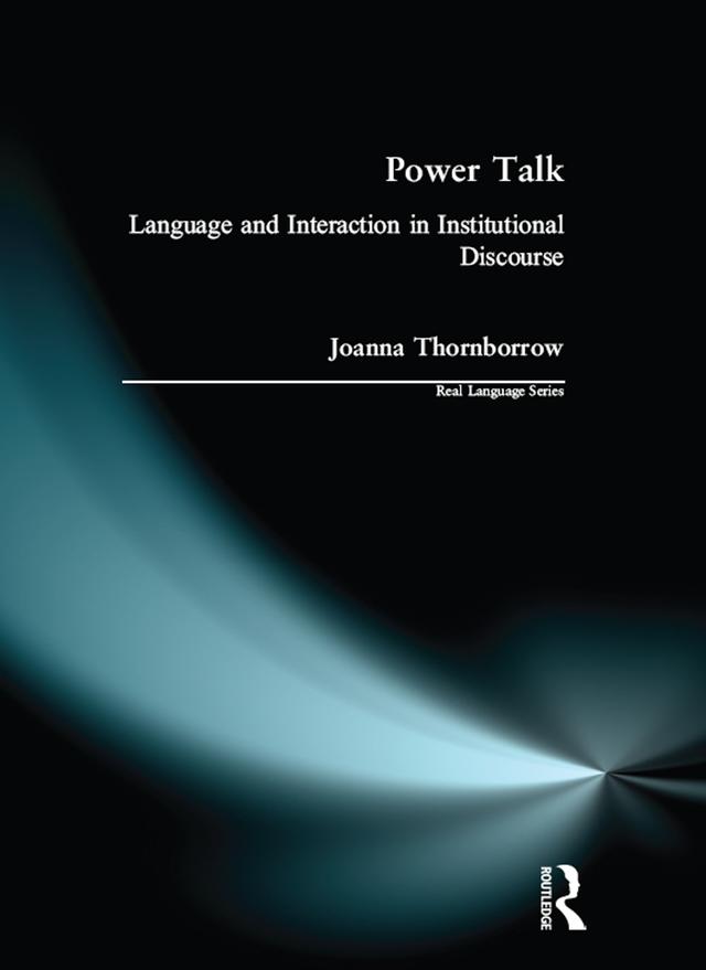 Power Talk by Joanna Thornborrow