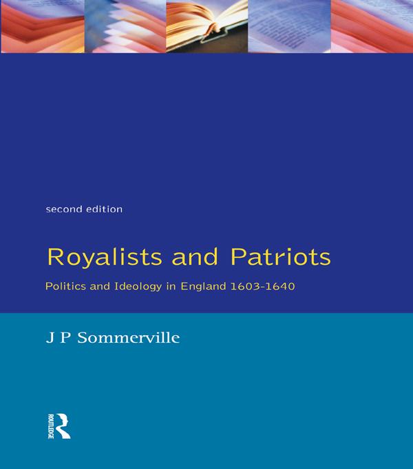 Royalists and Patriots by J.P. Sommerville