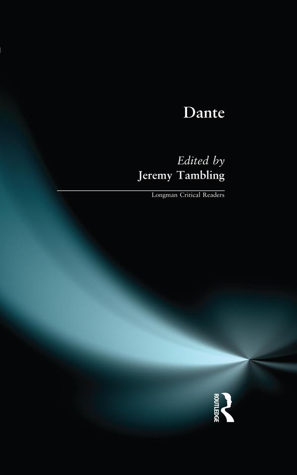 Dante by Jeremy Tambling