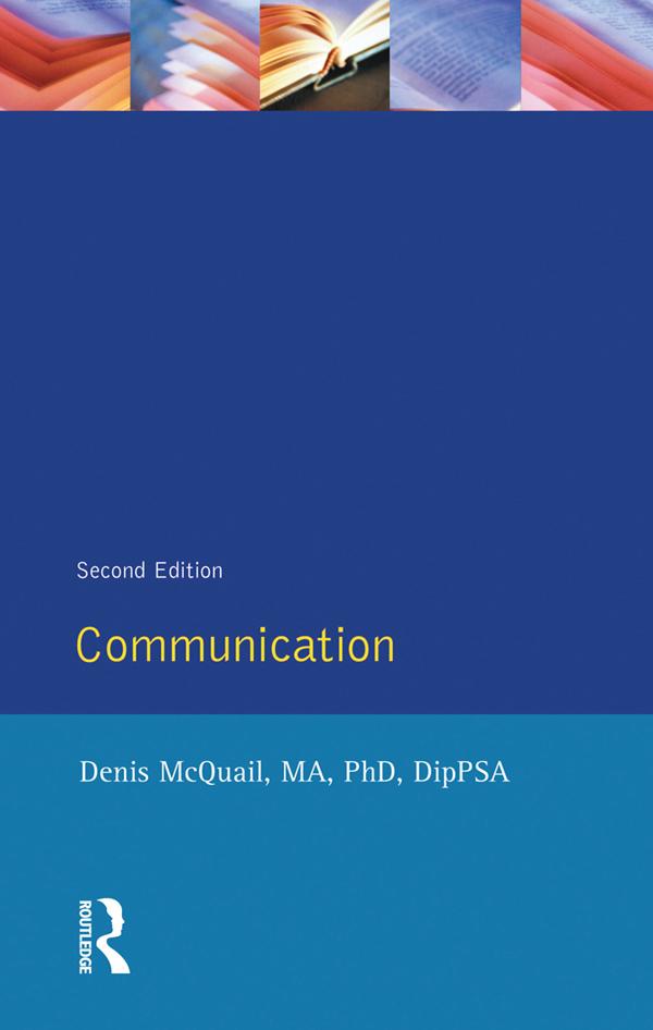 Communications by Denis Mcquail