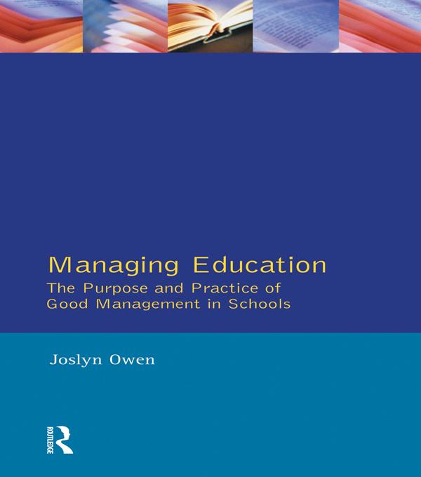Managing Education by Joslyn Owen