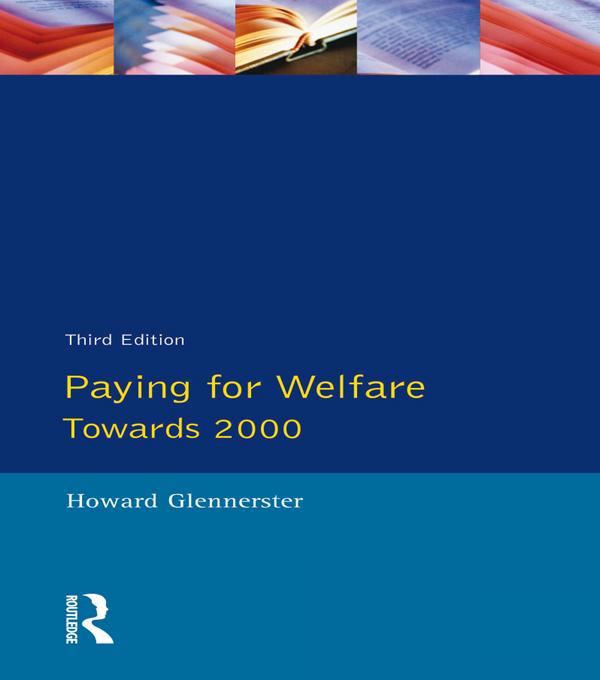 Paying For Welfare by Howard Glennerster