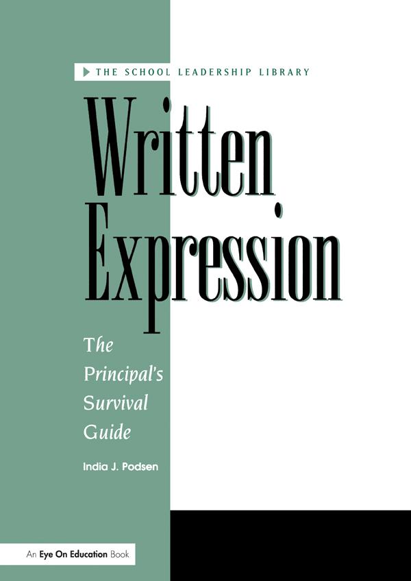 Written Expression Disk with Workbook by India Podsen