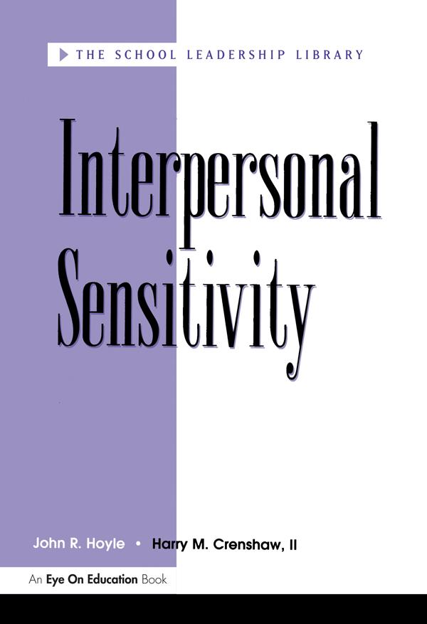 Interpersonal Sensitivity by Harry Crenshaw, John Hoyle