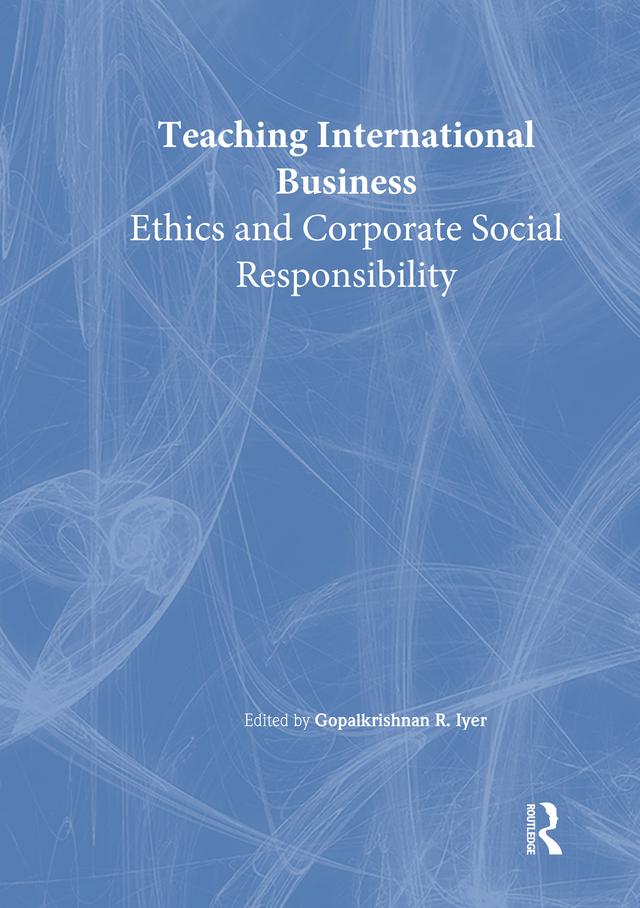 Teaching International Business by Erdener Kaynak, Gopalkrishnan R Iyer