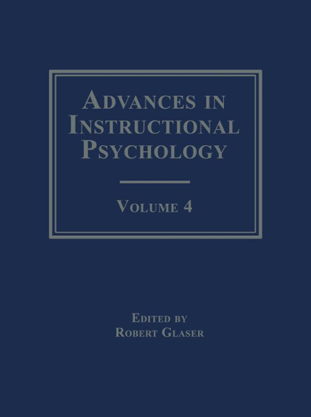 Advances in instructional Psychology by Robert Glaser