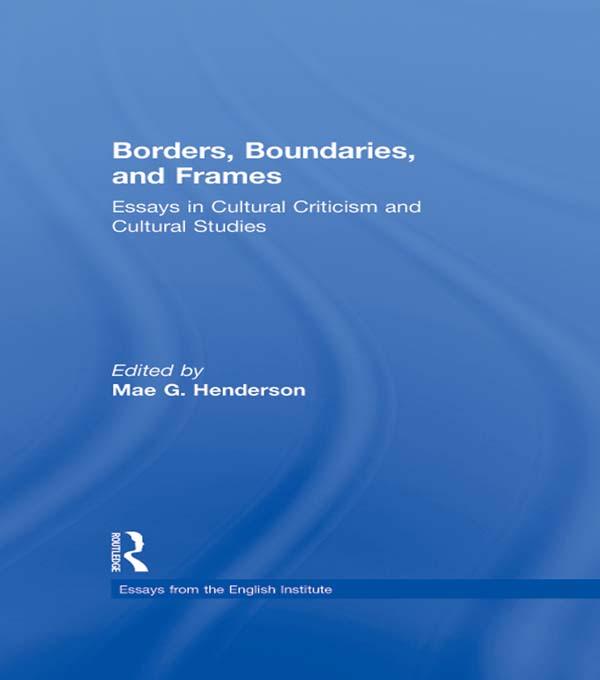 Borders, Boundaries, and Frames