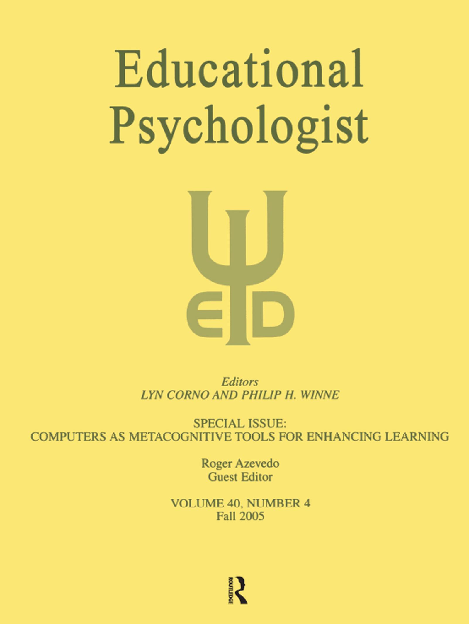 Computers as Metacognitive Tools for Enhancing Learning