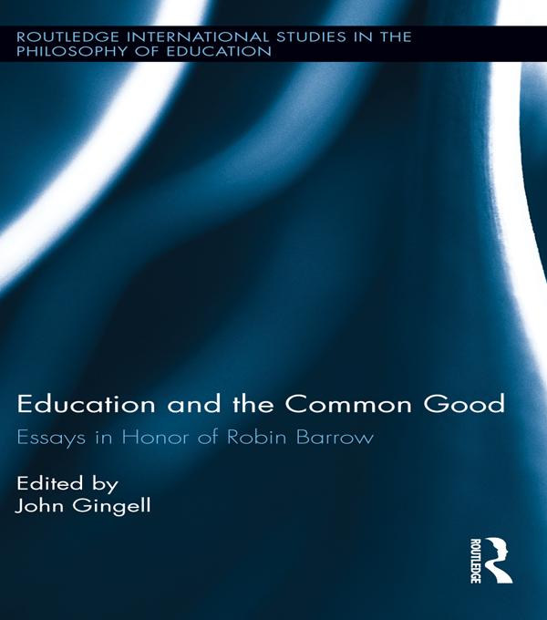 Education and the Common Good