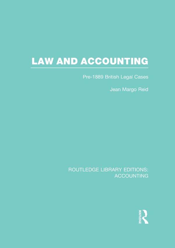 Law and Accounting (RLE Accounting) by Jean Reid