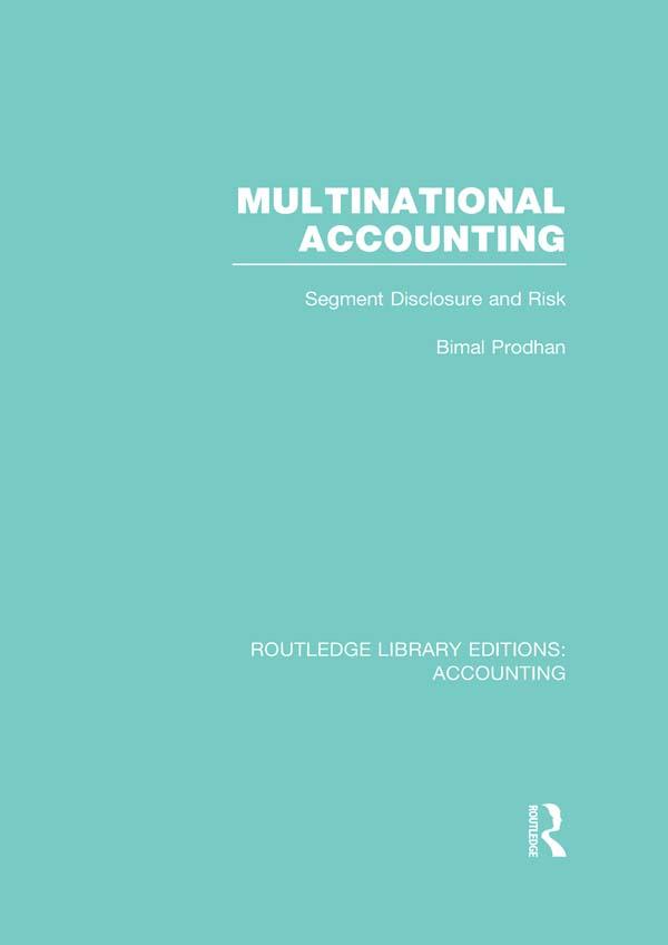 Multinational Accounting (RLE Accounting) by Bimal Prodhan